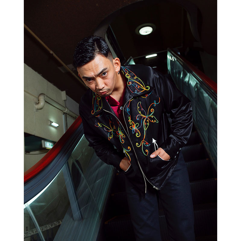 【期間限定:11/10(mon)～16(sun)】RAINBOW EMBROIDERY WESTERN JACKET -2.COLOR-