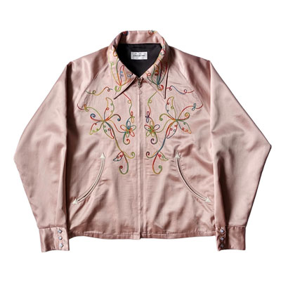 【期間限定:11/10(mon)～16(sun)】RAINBOW EMBROIDERY WESTERN JACKET -2.COLOR-
