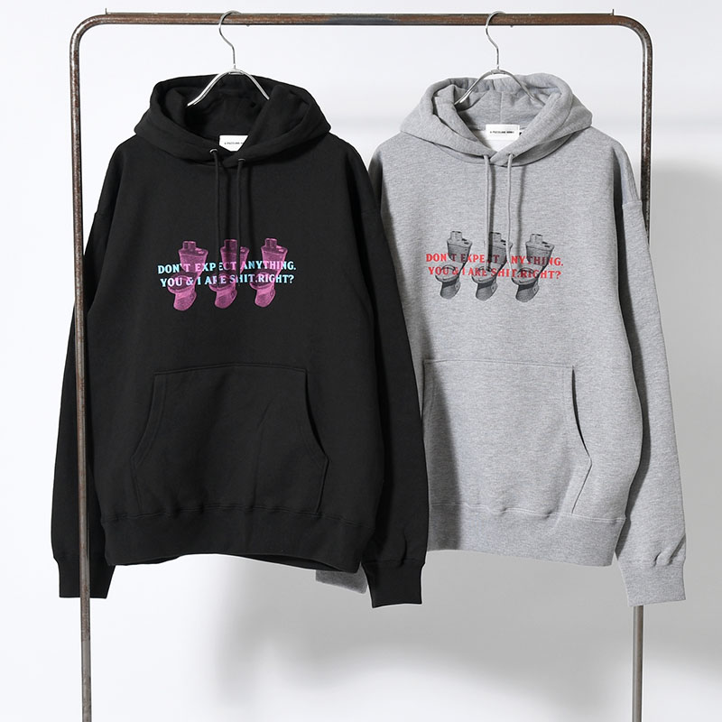 【期間限定:11/10(mon)～16(sun)】SHIT SWEAT HOODIE -2.COLOR-