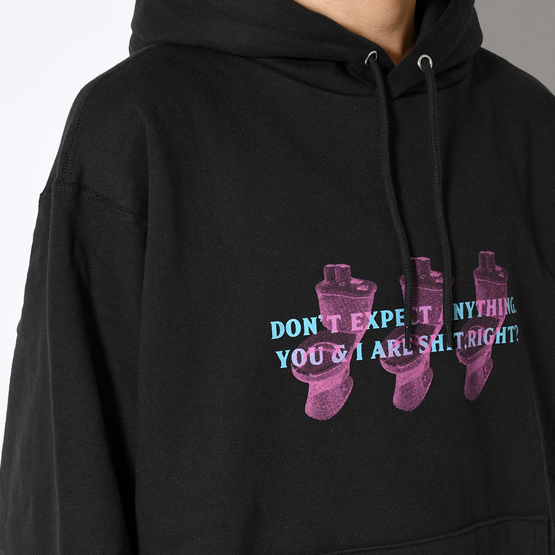 【期間限定:11/10(mon)～16(sun)】SHIT SWEAT HOODIE -2.COLOR-