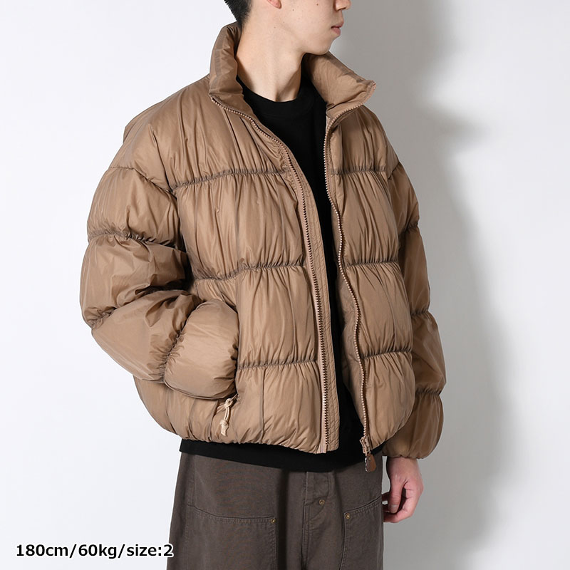 MANUAL DOWN JACKET -GREIGE-
