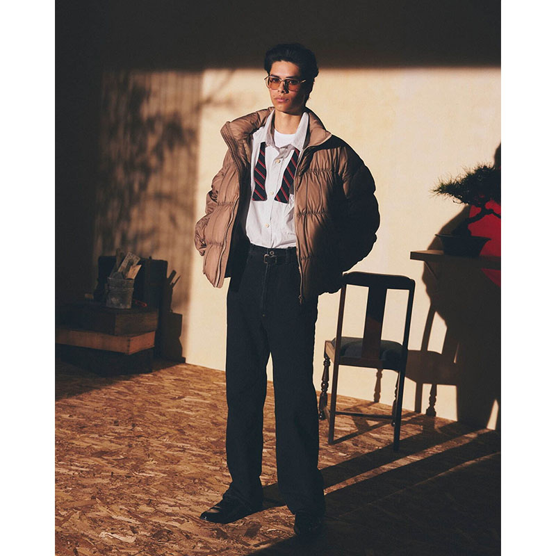 MANUAL DOWN JACKET -GREIGE-