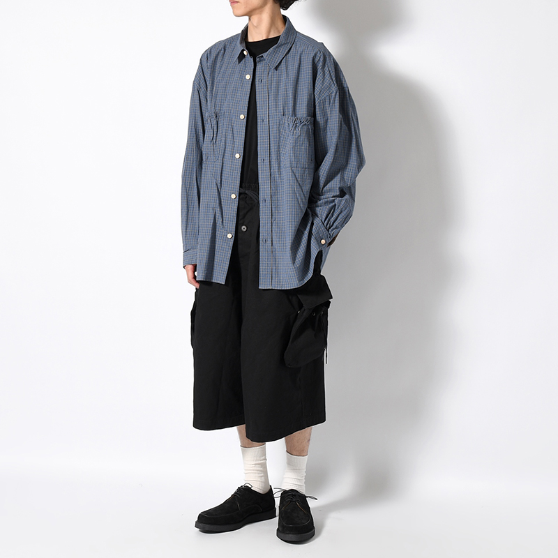 "KINCHAKU" DUCK TRUNKS -BLACK-