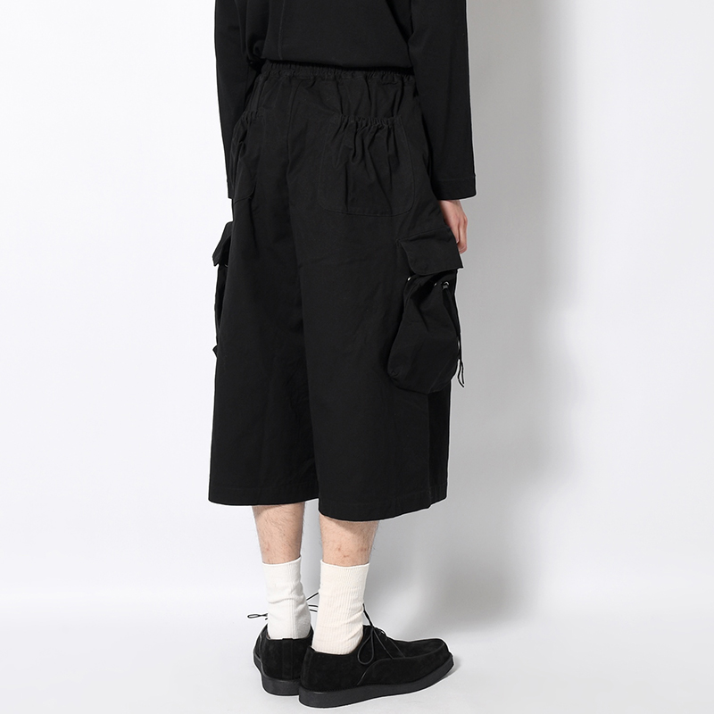 "KINCHAKU" DUCK TRUNKS -BLACK-