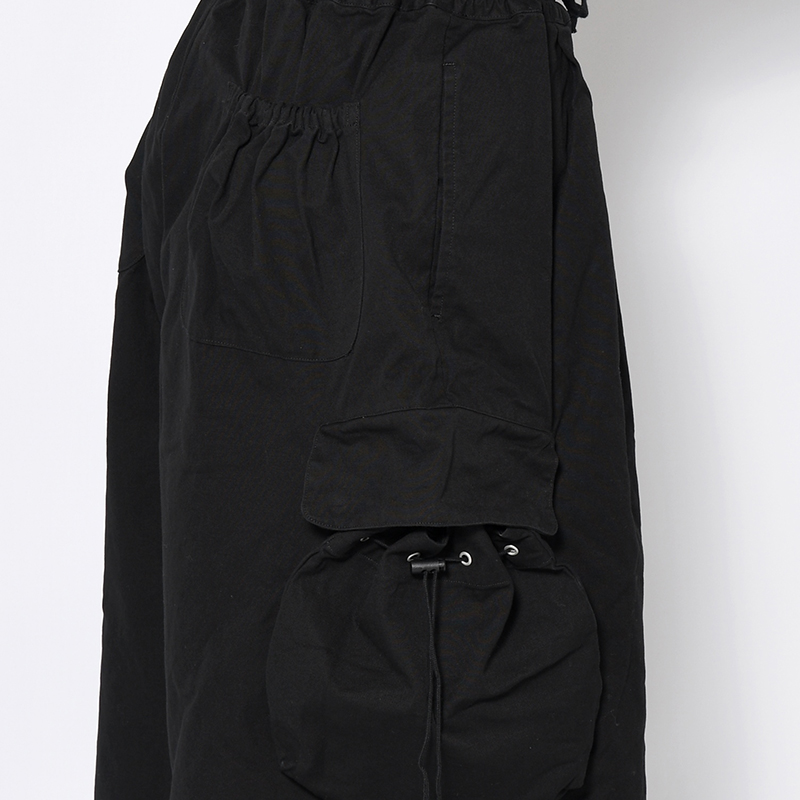 "KINCHAKU" DUCK TRUNKS -BLACK-