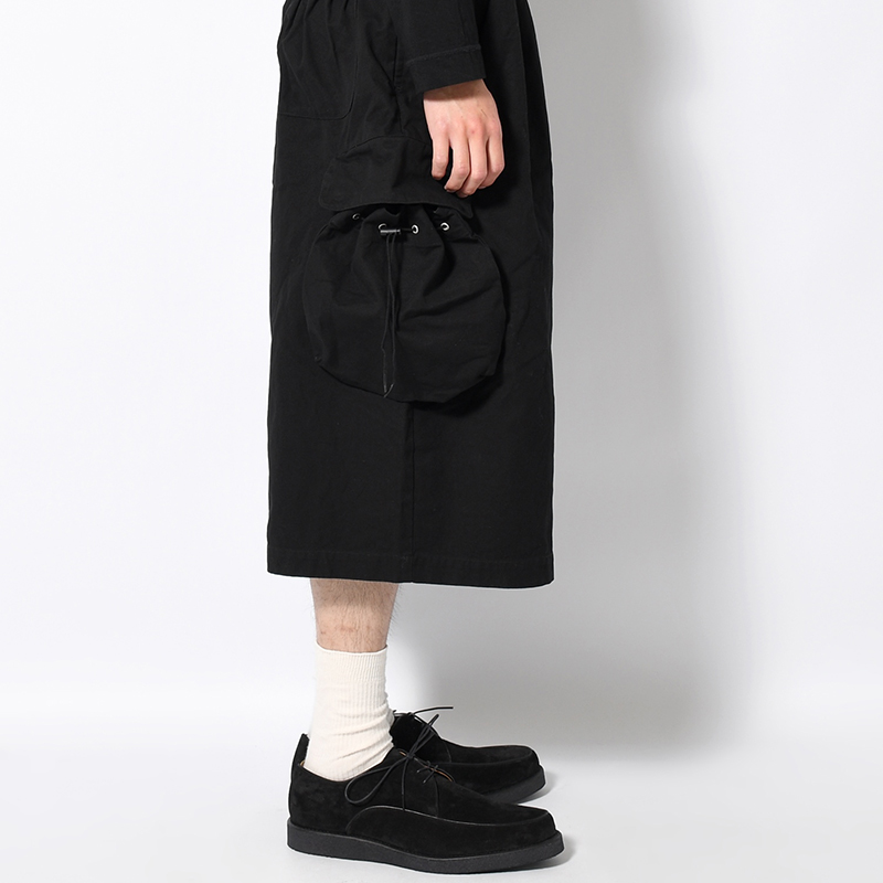 "KINCHAKU" DUCK TRUNKS -BLACK-