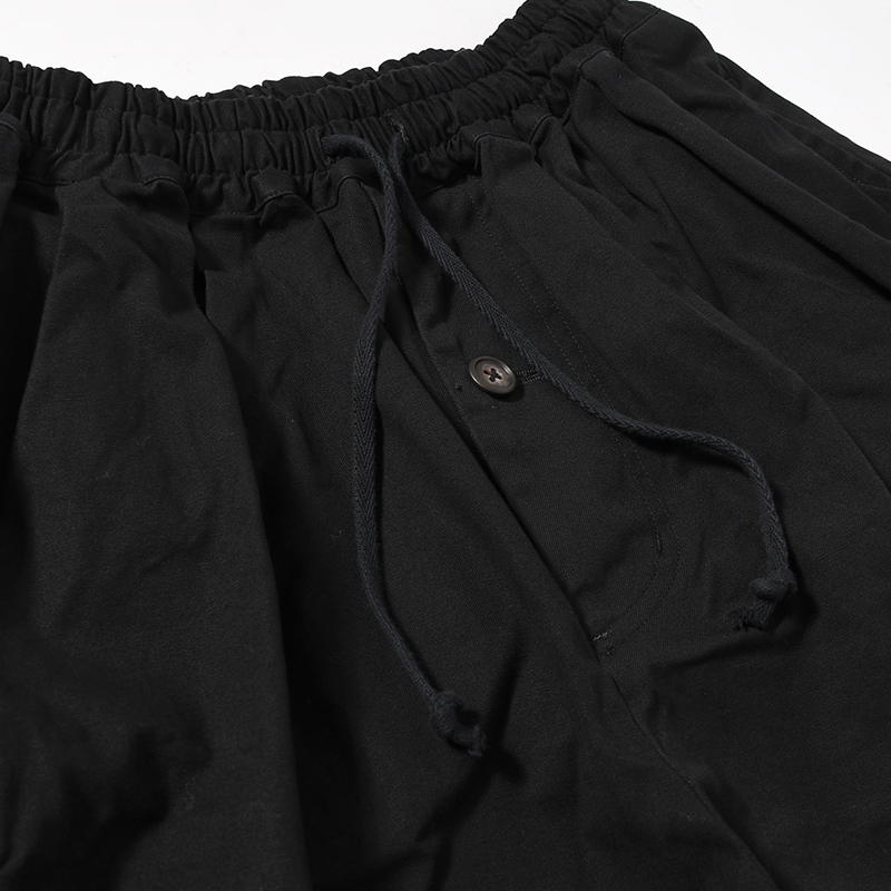 "KINCHAKU" DUCK TRUNKS -BLACK-