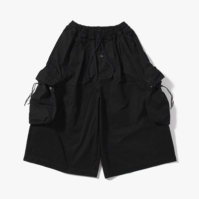 "KINCHAKU" DUCK TRUNKS -BLACK-