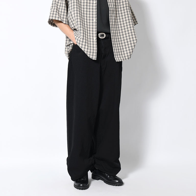 FRESH MAN DENIM WIDE PANTS by EDWIN "OW" -BLACK-