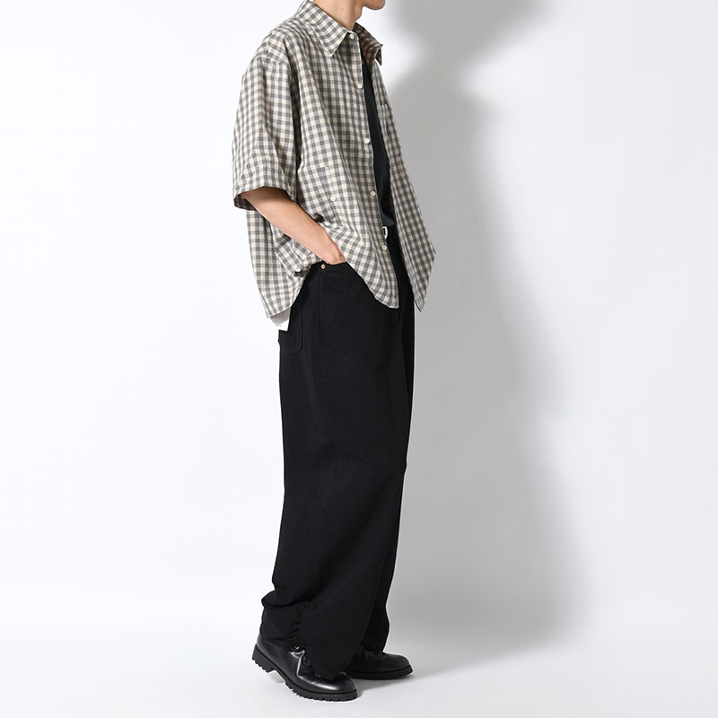 FRESH MAN DENIM WIDE PANTS by EDWIN "OW" -BLACK-