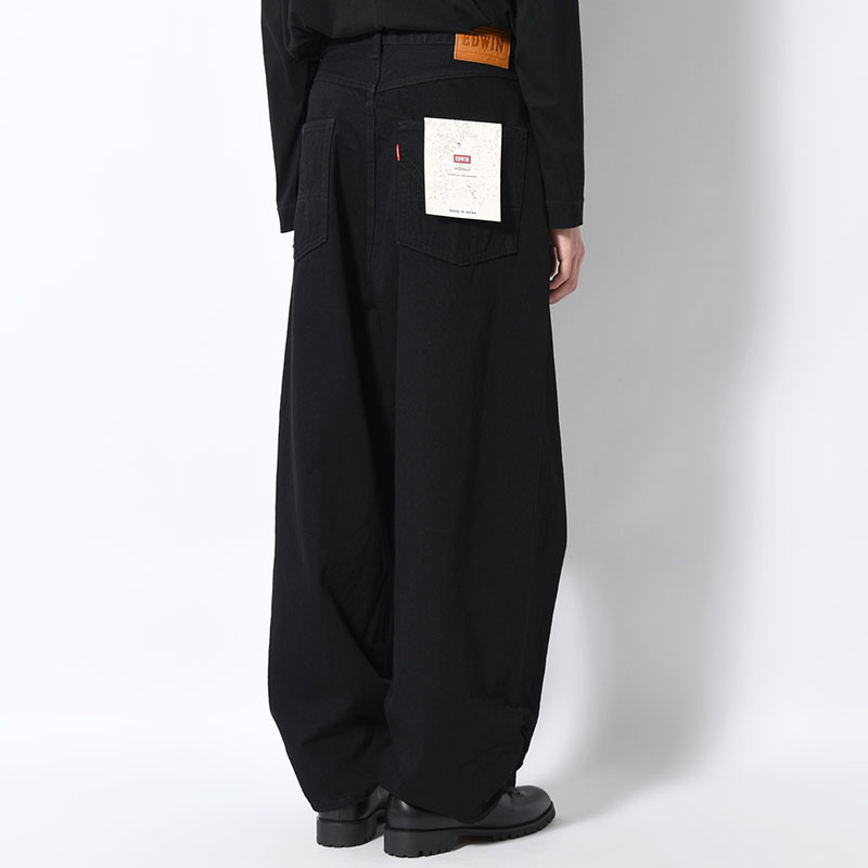 FRESH MAN DENIM WIDE PANTS by EDWIN "OW" -BLACK-