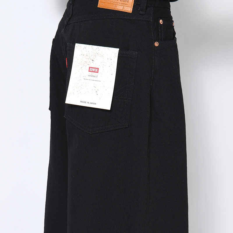 FRESH MAN DENIM WIDE PANTS by EDWIN "OW" -BLACK-
