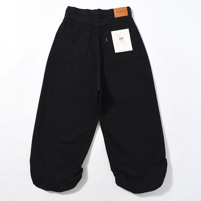 FRESH MAN DENIM WIDE PANTS by EDWIN "OW" -BLACK-
