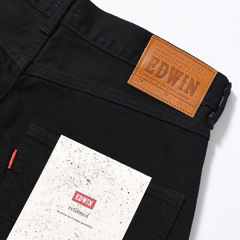 FRESH MAN DENIM WIDE PANTS by EDWIN "OW" -BLACK-