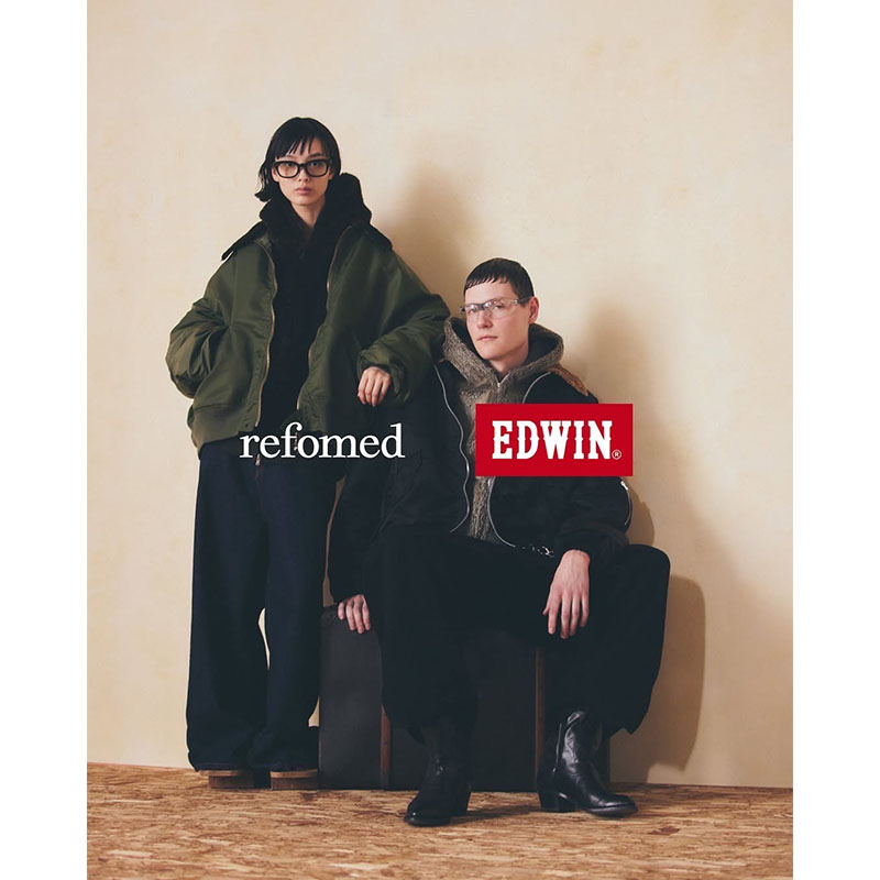 FRESH MAN DENIM WIDE PANTS by EDWIN "OW" -BLACK-