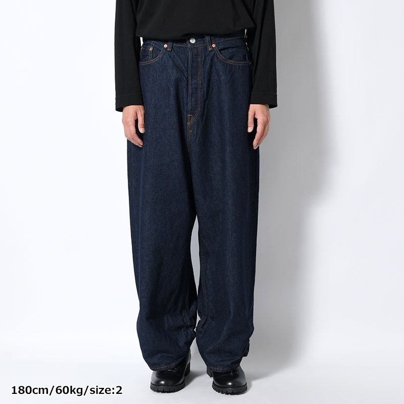 FRESH MAN DENIM WIDE PANTS by EDWIN "OW" -INDIGO-