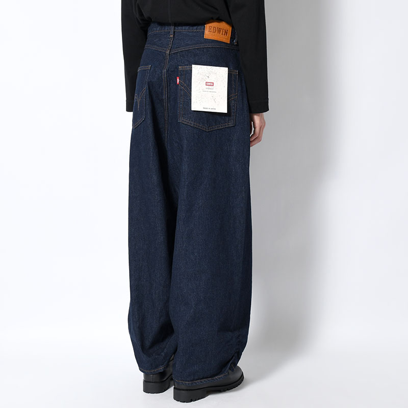 FRESH MAN DENIM WIDE PANTS by EDWIN "OW" -INDIGO-