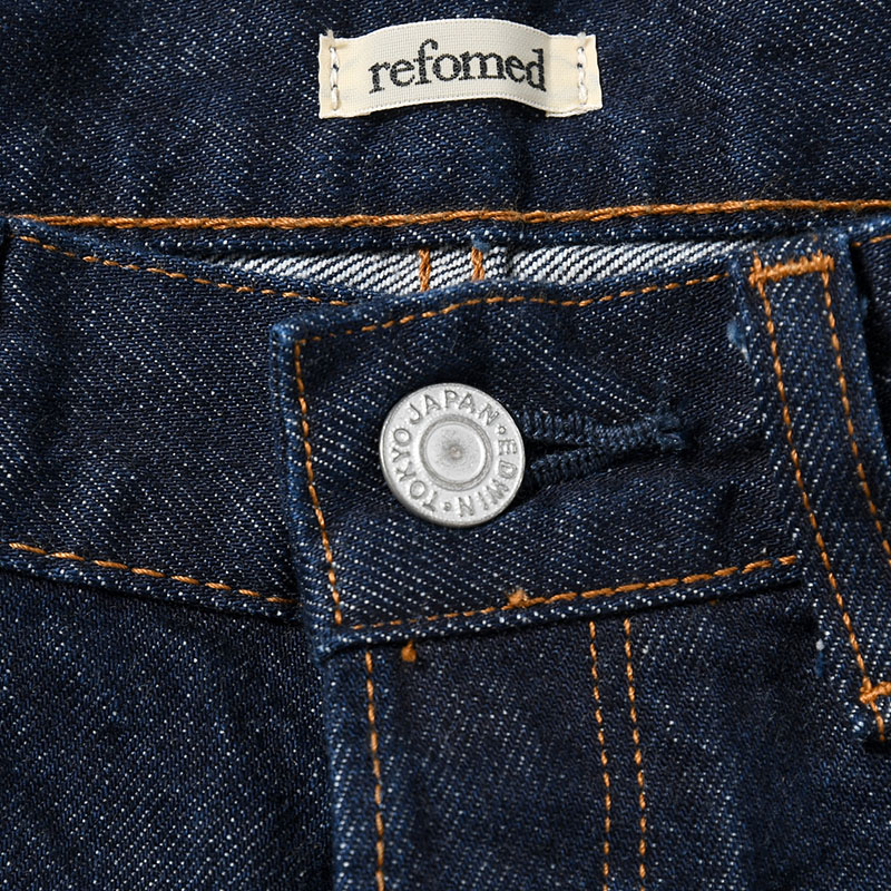 FRESH MAN DENIM WIDE PANTS by EDWIN "OW" -INDIGO-