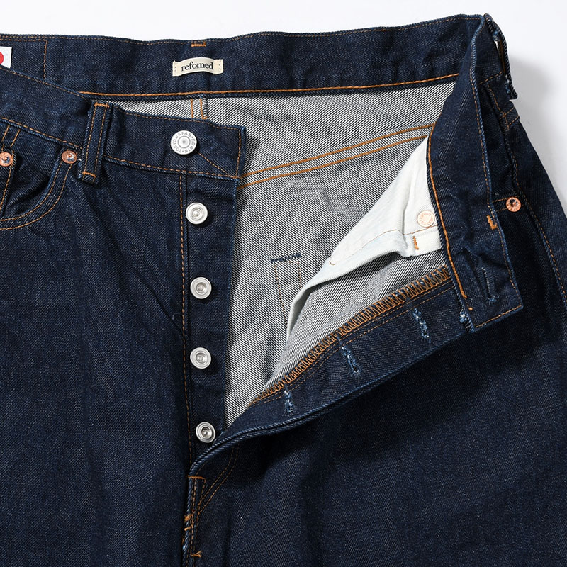 FRESH MAN DENIM WIDE PANTS by EDWIN "OW" -INDIGO-