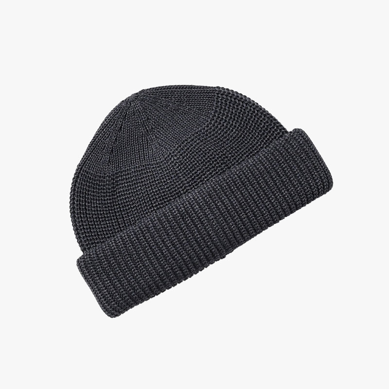 SK8 ROLL KNIT CAP -5.COLOR-(CHARCOAL)