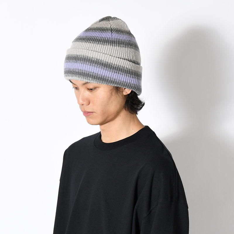 REVERSIBLE OMBRE BD KNIT CAP -4.COLOR-
