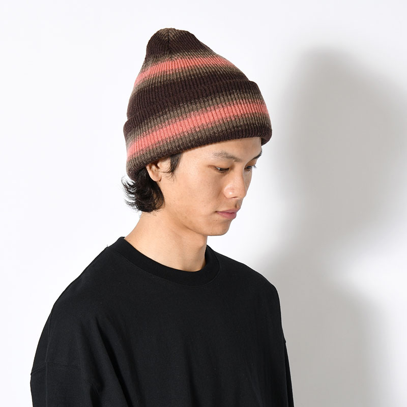 REVERSIBLE OMBRE BD KNIT CAP -4.COLOR-