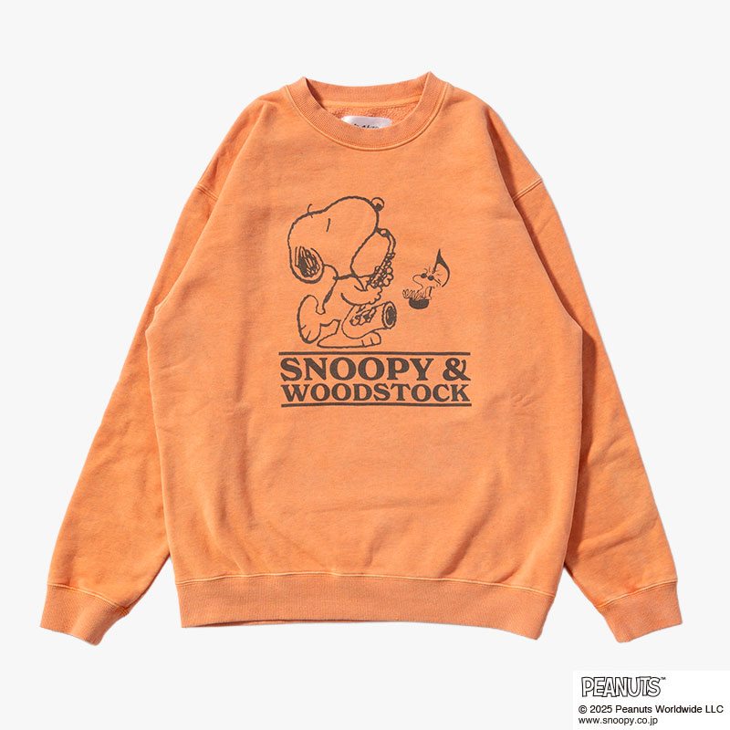 PEANUTS JAZZ CREW -3.COLOR-(ORANGE)