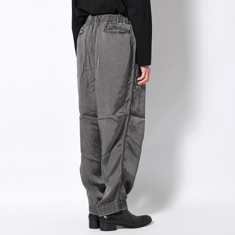 KUNG-FU TUCK PANTS Pigment Cloth -SUMI-