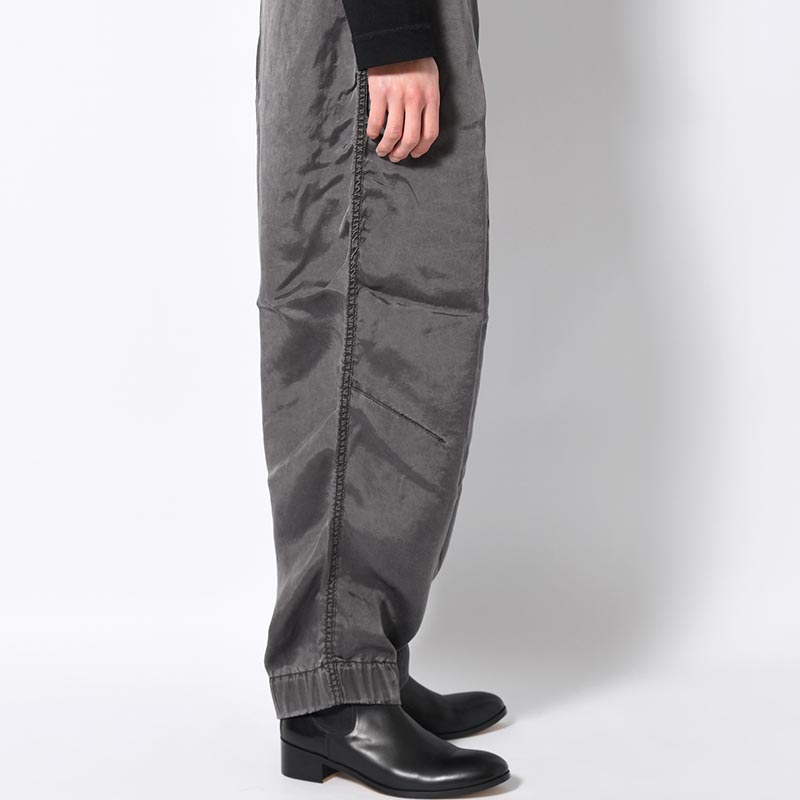 KUNG-FU TUCK PANTS Pigment Cloth -SUMI-