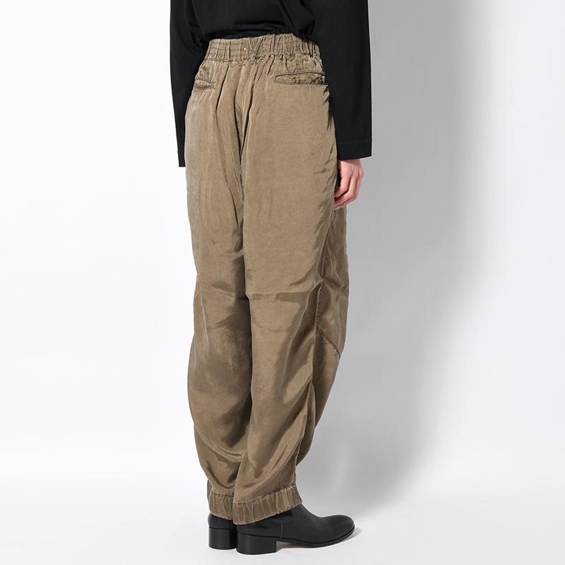 KUNG-FU TUCK PANTS Pigment Cloth -KHAKI-