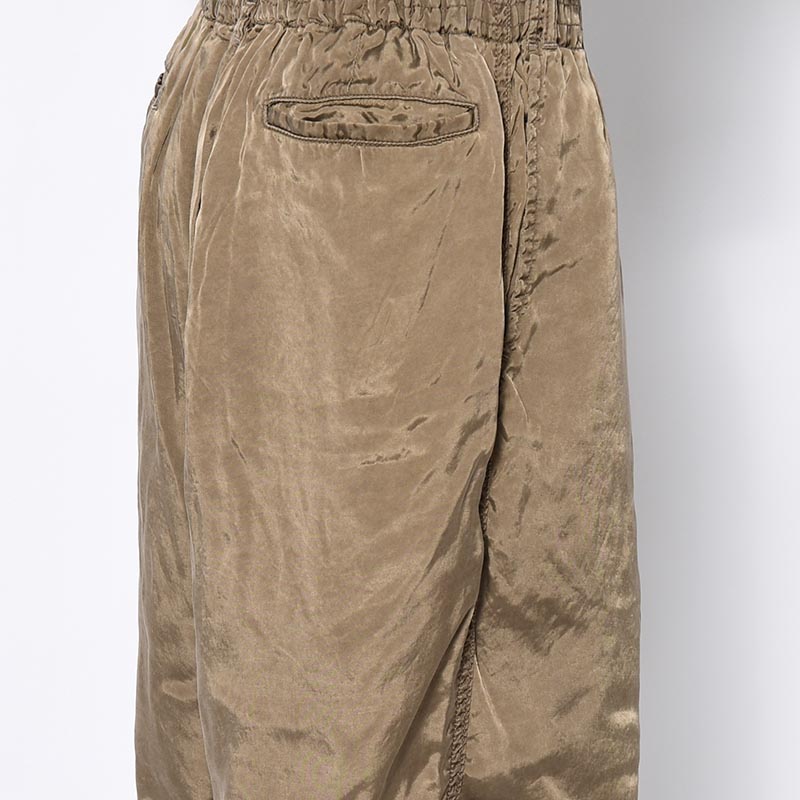 KUNG-FU TUCK PANTS Pigment Cloth -KHAKI-