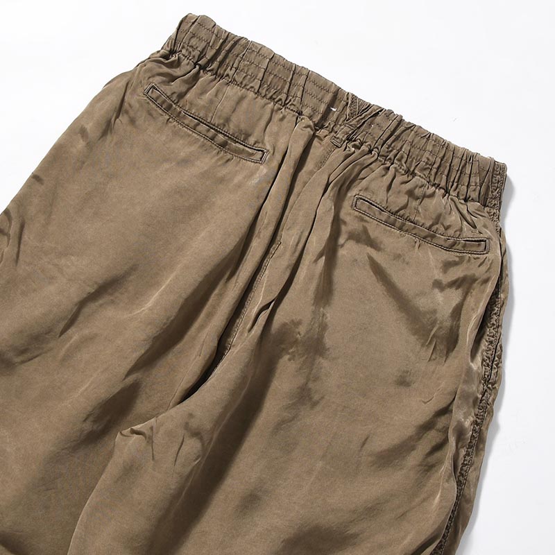 KUNG-FU TUCK PANTS Pigment Cloth -KHAKI-