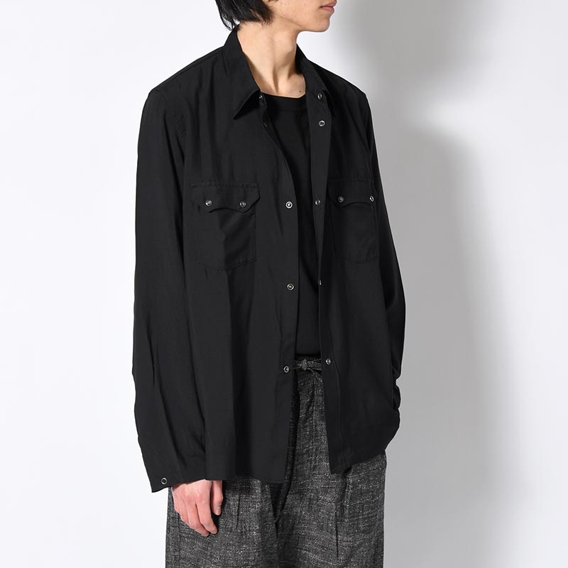 WESTERN SHIRTS Type Chambray -BLACK-