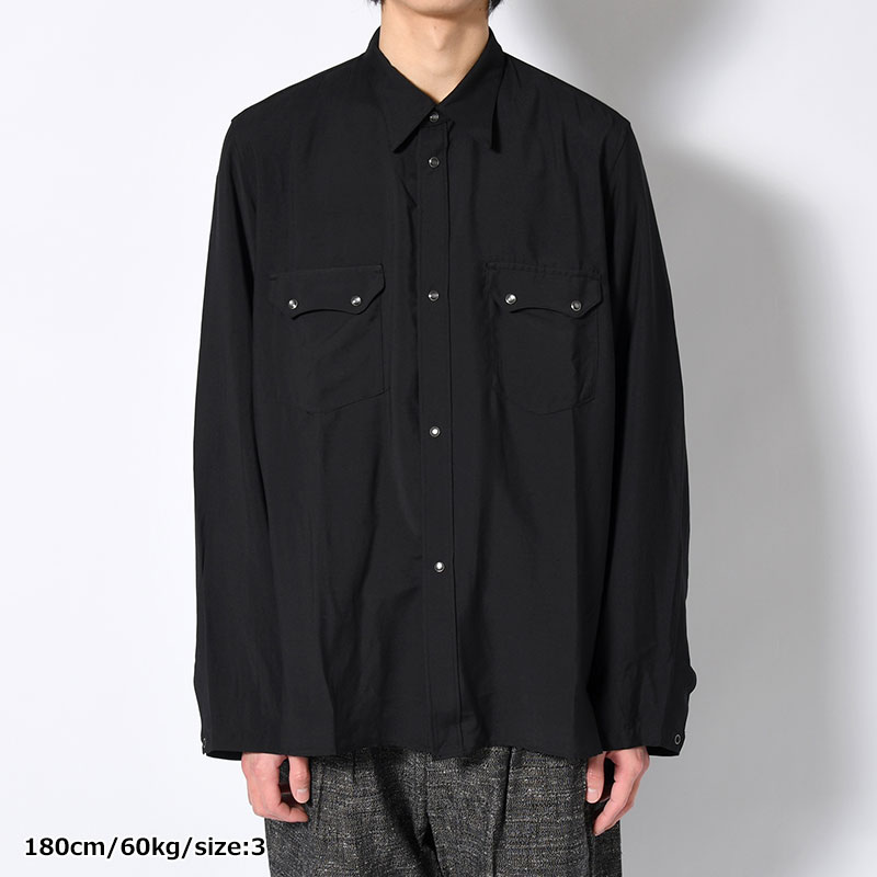 WESTERN SHIRTS Type Chambray -BLACK-