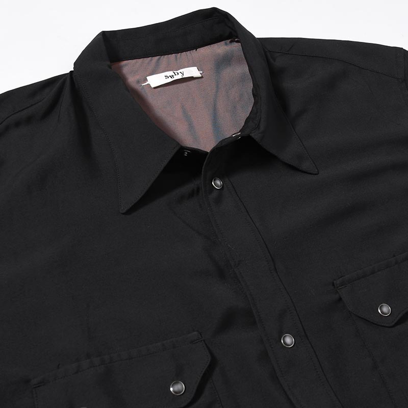 WESTERN SHIRTS Type Chambray -BLACK-