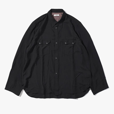 WESTERN SHIRTS Type Chambray -BLACK-