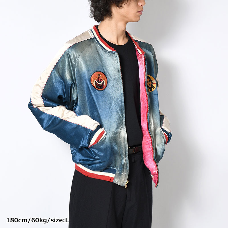 ORTHODOX REBEL SOUVENIR JACKET -BLUE/RED-
