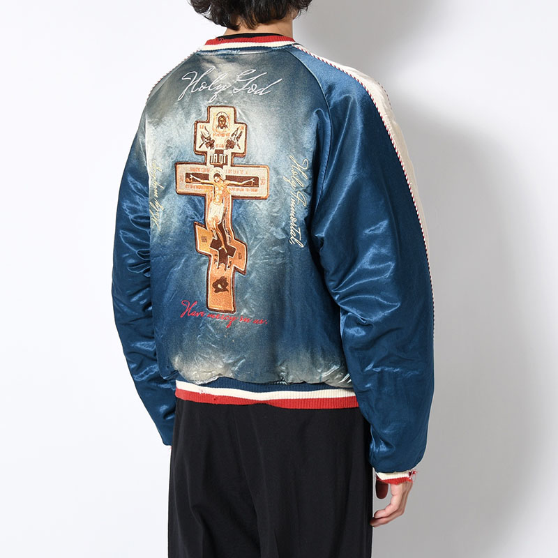 ORTHODOX REBEL SOUVENIR JACKET -BLUE/RED-