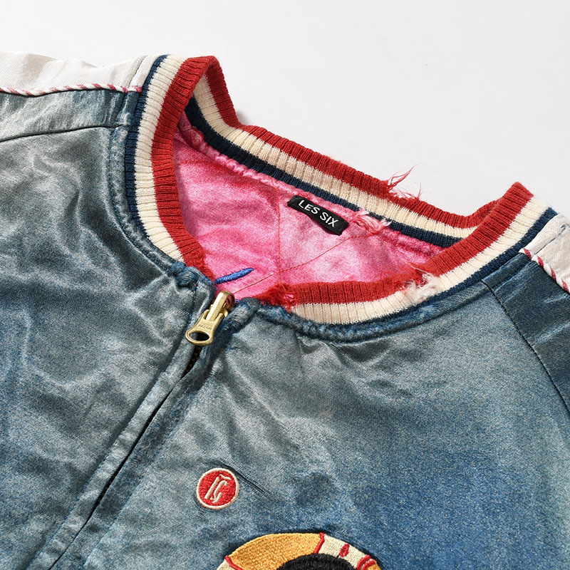 ORTHODOX REBEL SOUVENIR JACKET -BLUE/RED-