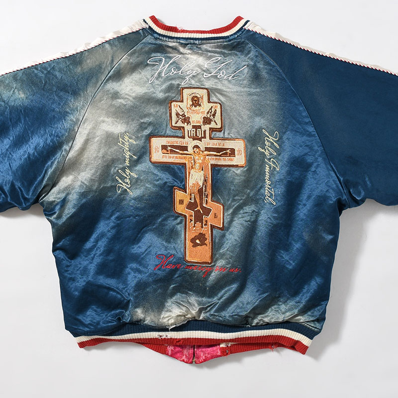 ORTHODOX REBEL SOUVENIR JACKET -BLUE/RED-