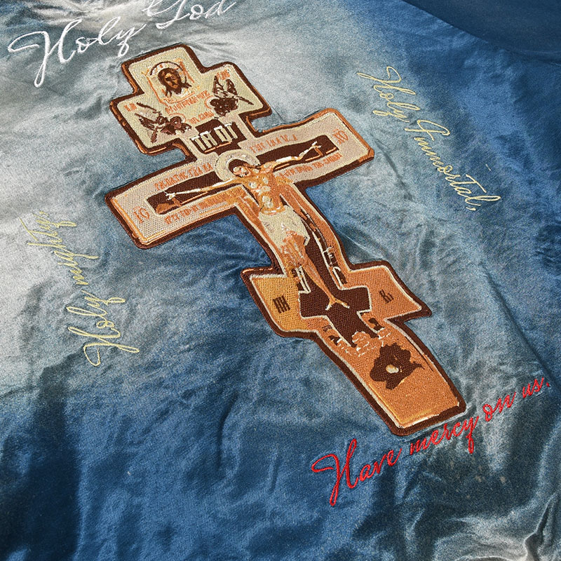ORTHODOX REBEL SOUVENIR JACKET -BLUE/RED-