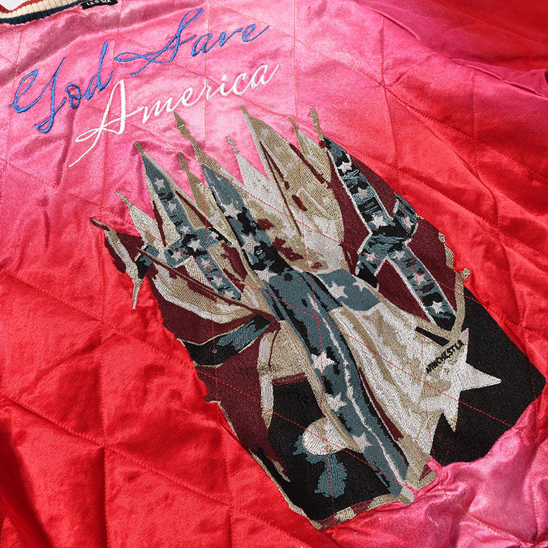 ORTHODOX REBEL SOUVENIR JACKET -BLUE/RED-