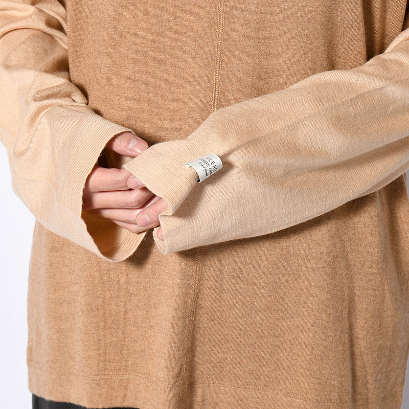 TWOTONE BASEBALL T-SH -DARKCAMEL×OLIVEBROWN-