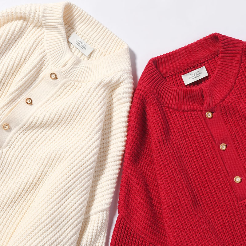 HENRY NECK SWEATER -2.COLOR-