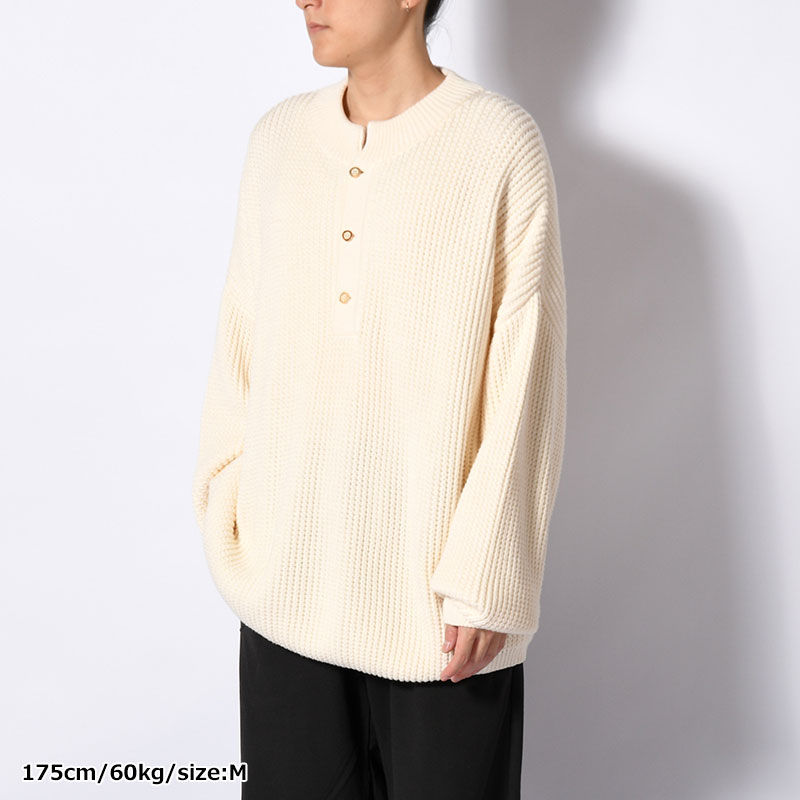 HENRY NECK SWEATER -2.COLOR-