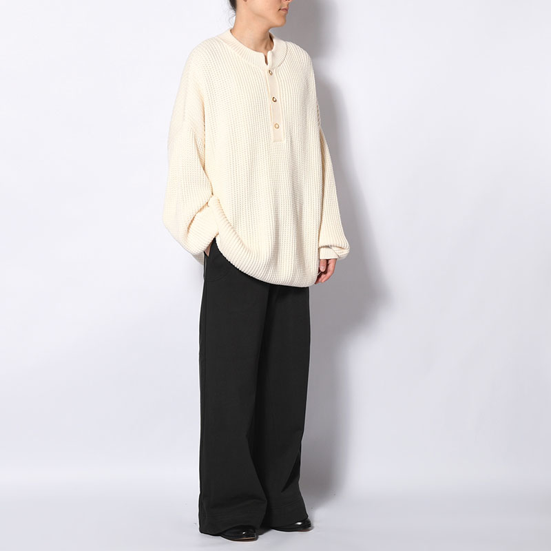HENRY NECK SWEATER -2.COLOR-