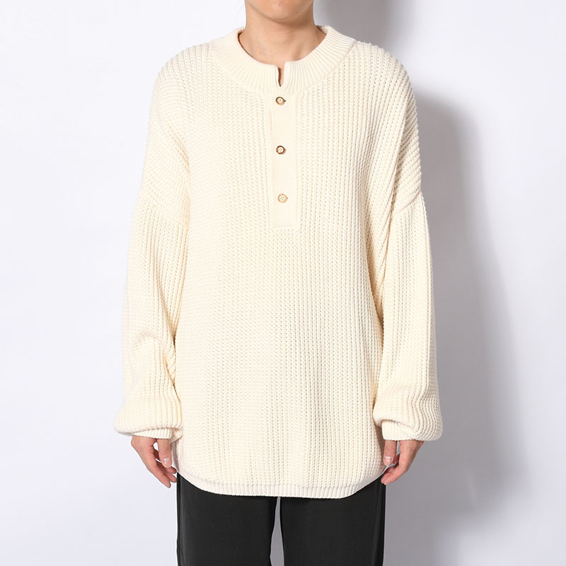 HENRY NECK SWEATER -2.COLOR-