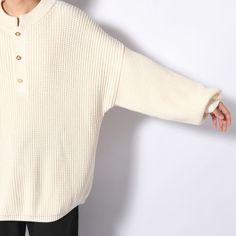 HENRY NECK SWEATER -2.COLOR-