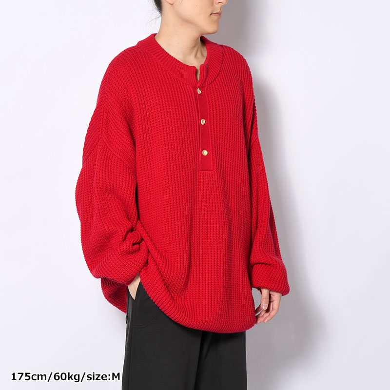 HENRY NECK SWEATER -2.COLOR-