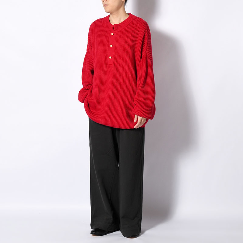 HENRY NECK SWEATER -2.COLOR-